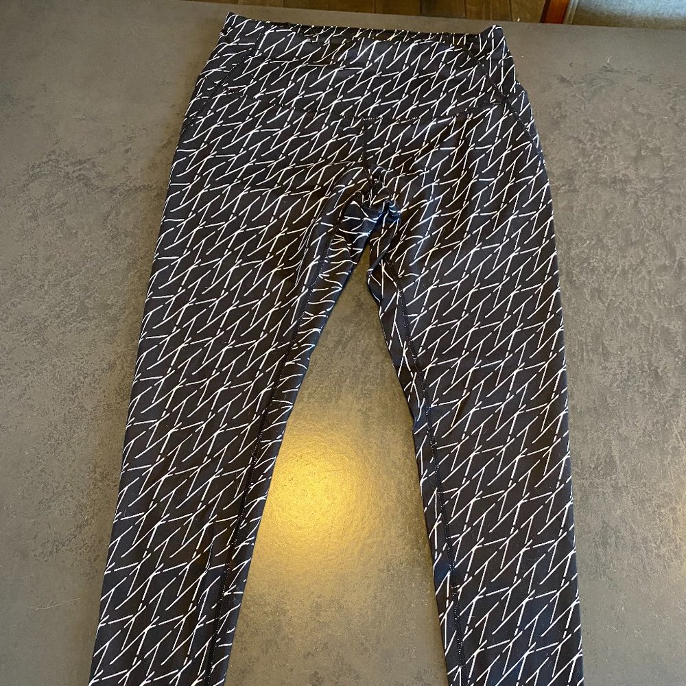 Zella Full Length Patterned Leggings Size L